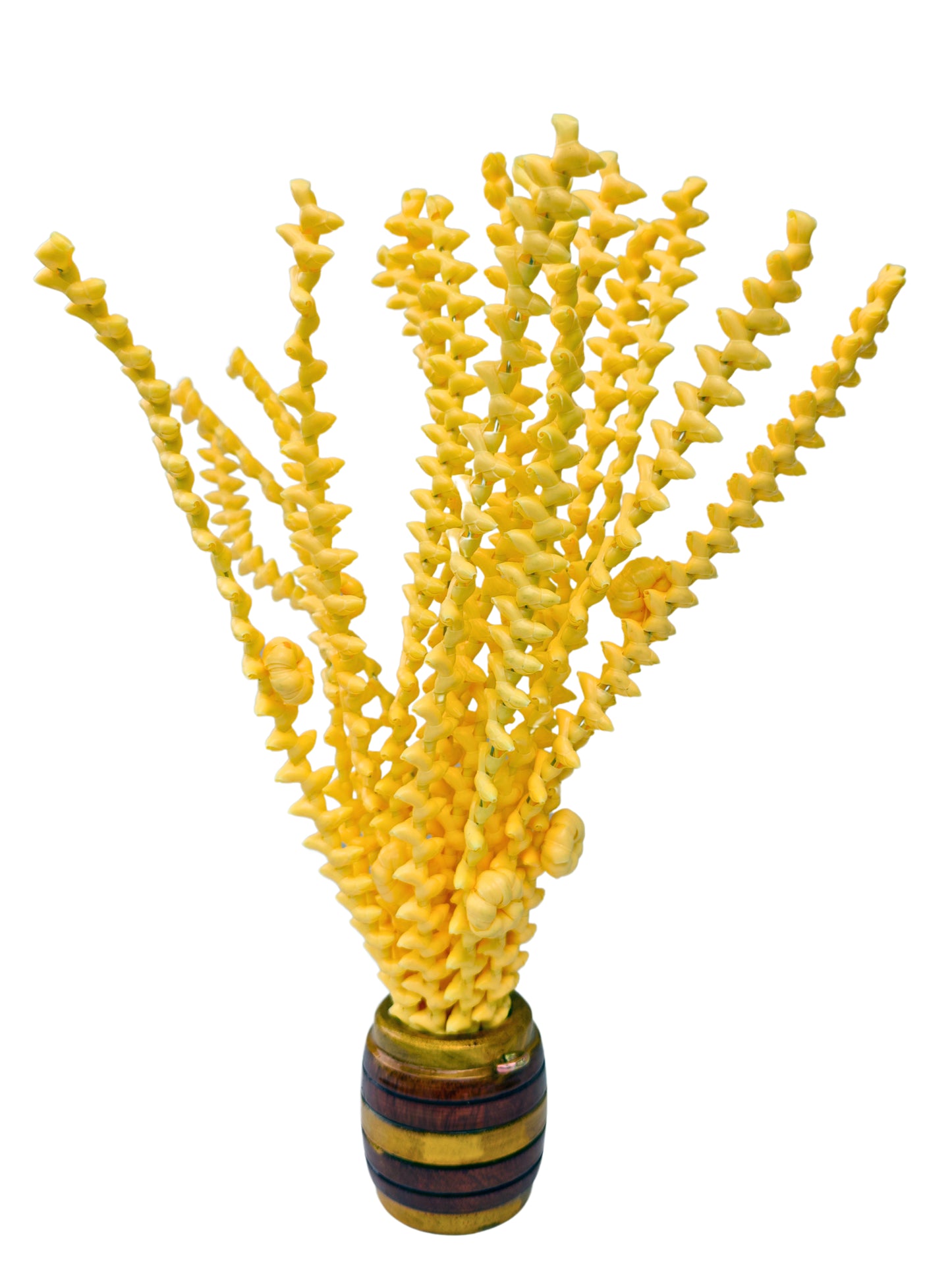 Artificial Pookula with Wooden Nirapara – 20 Inch | Traditional Kerala Home Décor