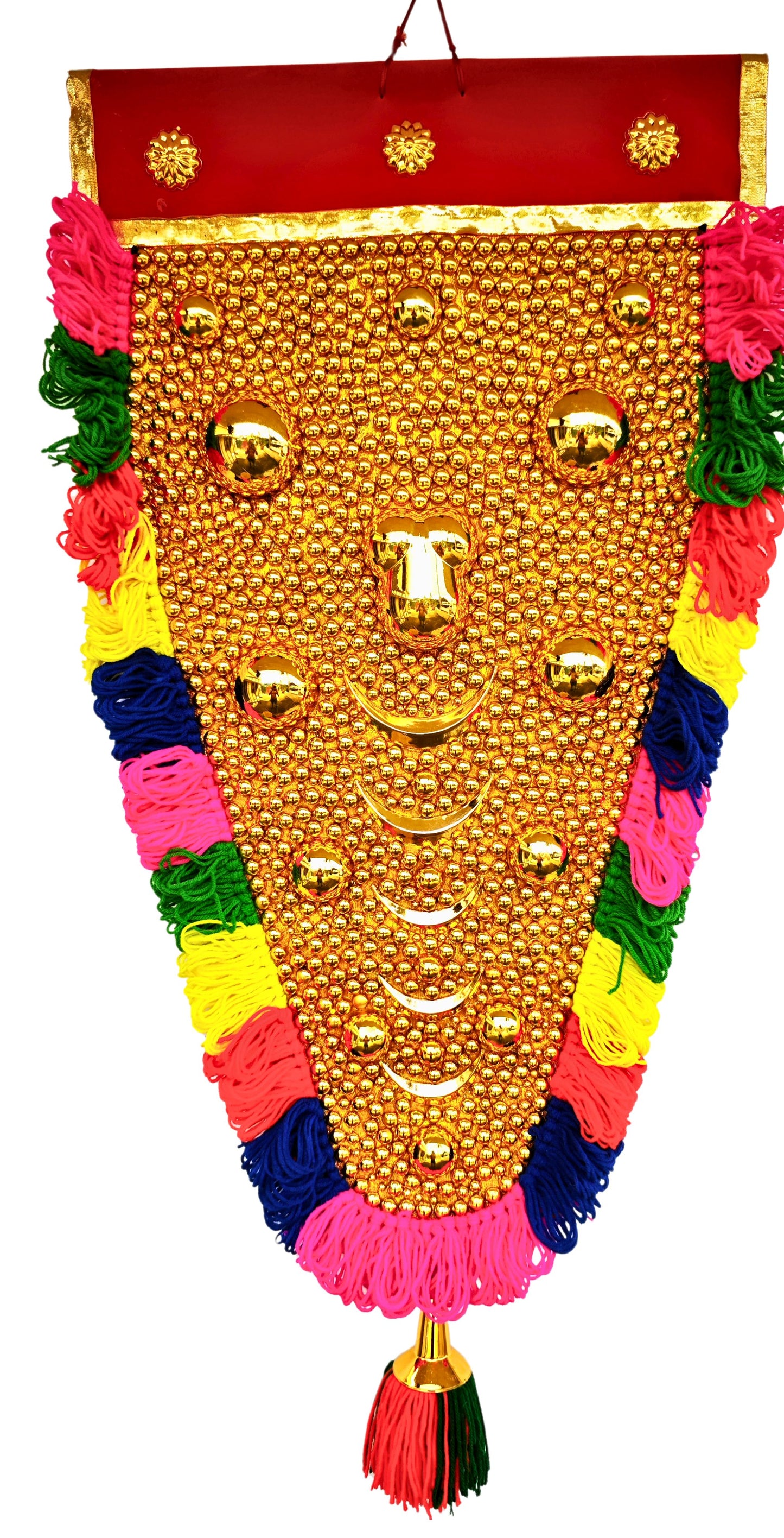 2.5 Feet Nettipattam Wall Hanging – Traditional Kerala Elephant Caparison | Foldable Handcrafted Home Decor