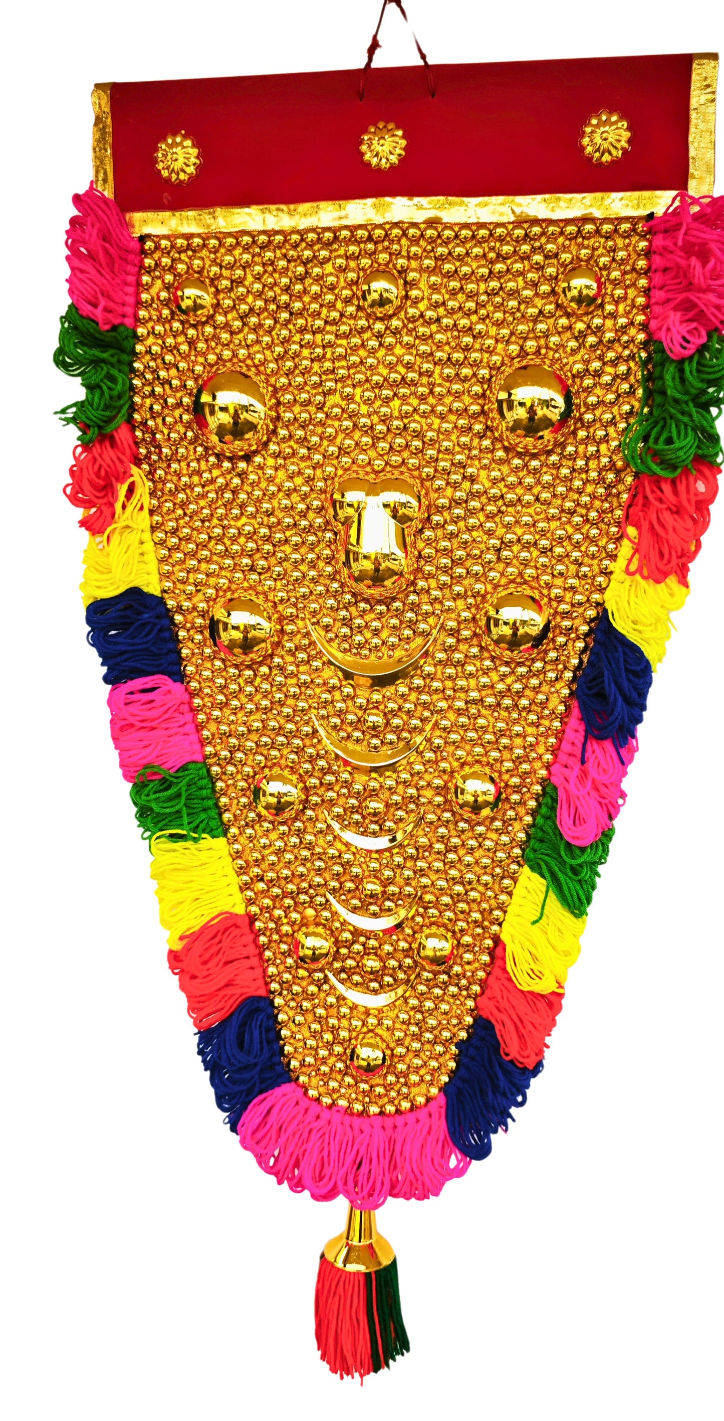 2.5 Feet Nettipattam Wall Hanging – Traditional Kerala Elephant Caparison | Foldable Handcrafted Home Decor
