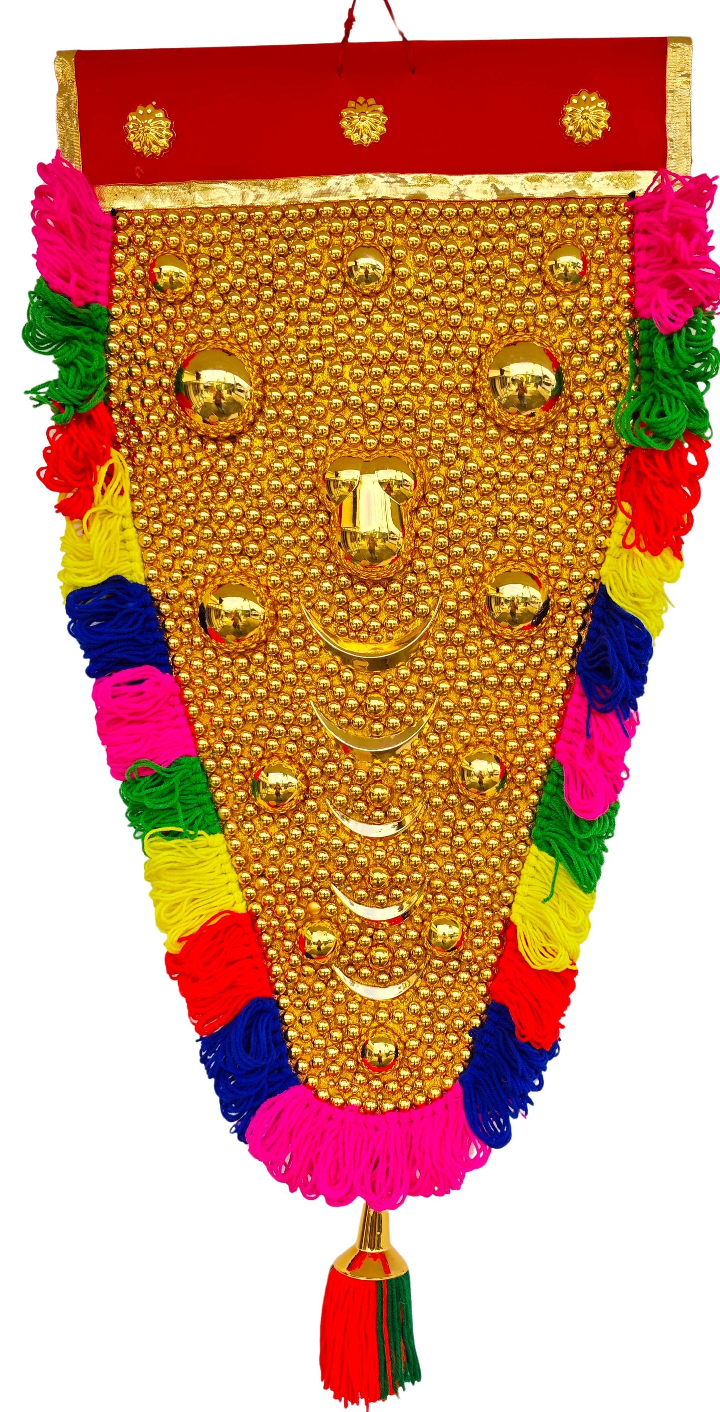 2.5 Feet Nettipattam Wall Hanging – Traditional Kerala Elephant Caparison | Foldable Handcrafted Home Decor