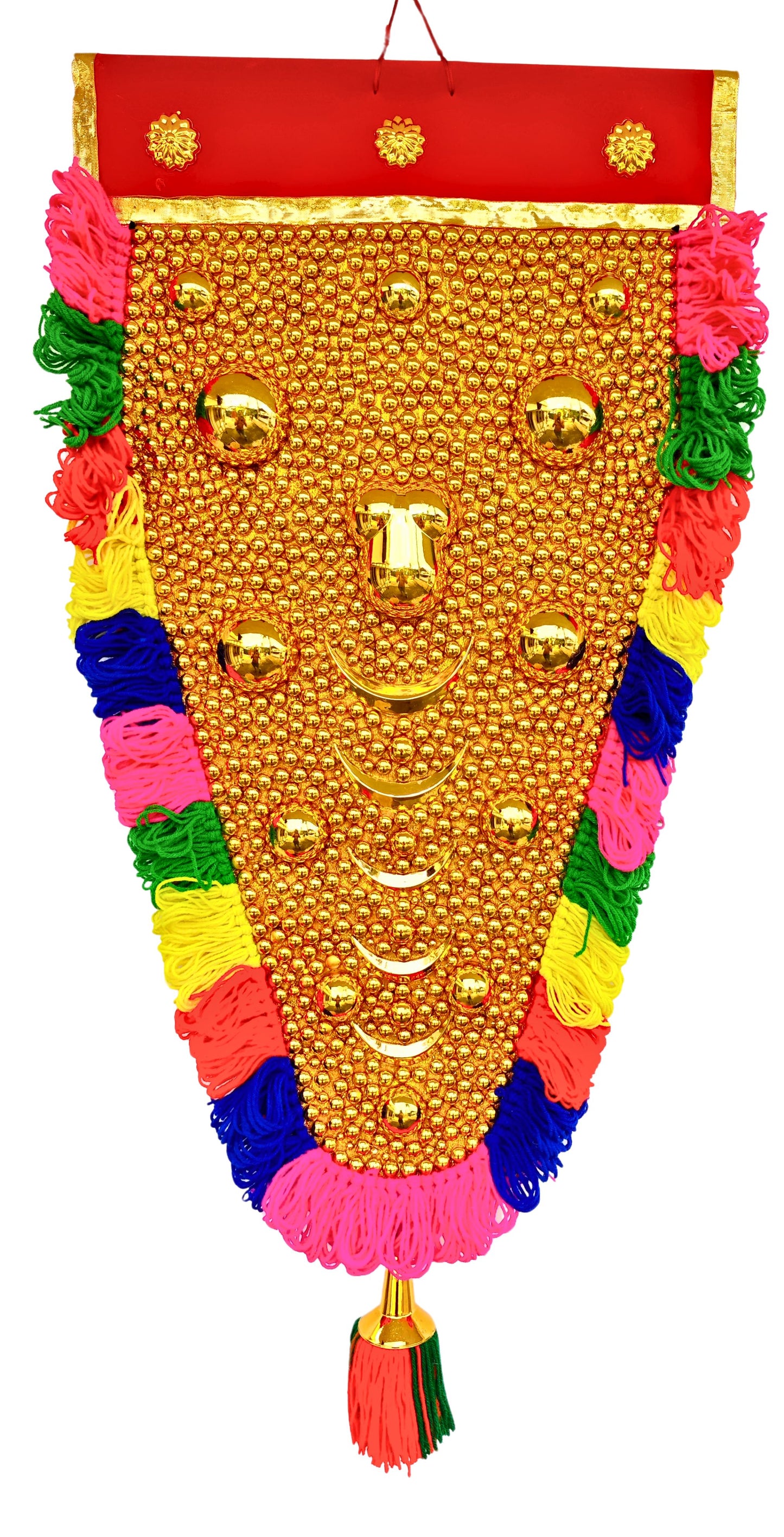 2.5 Feet Nettipattam Wall Hanging – Traditional Kerala Elephant Caparison | Foldable Handcrafted Home Decor