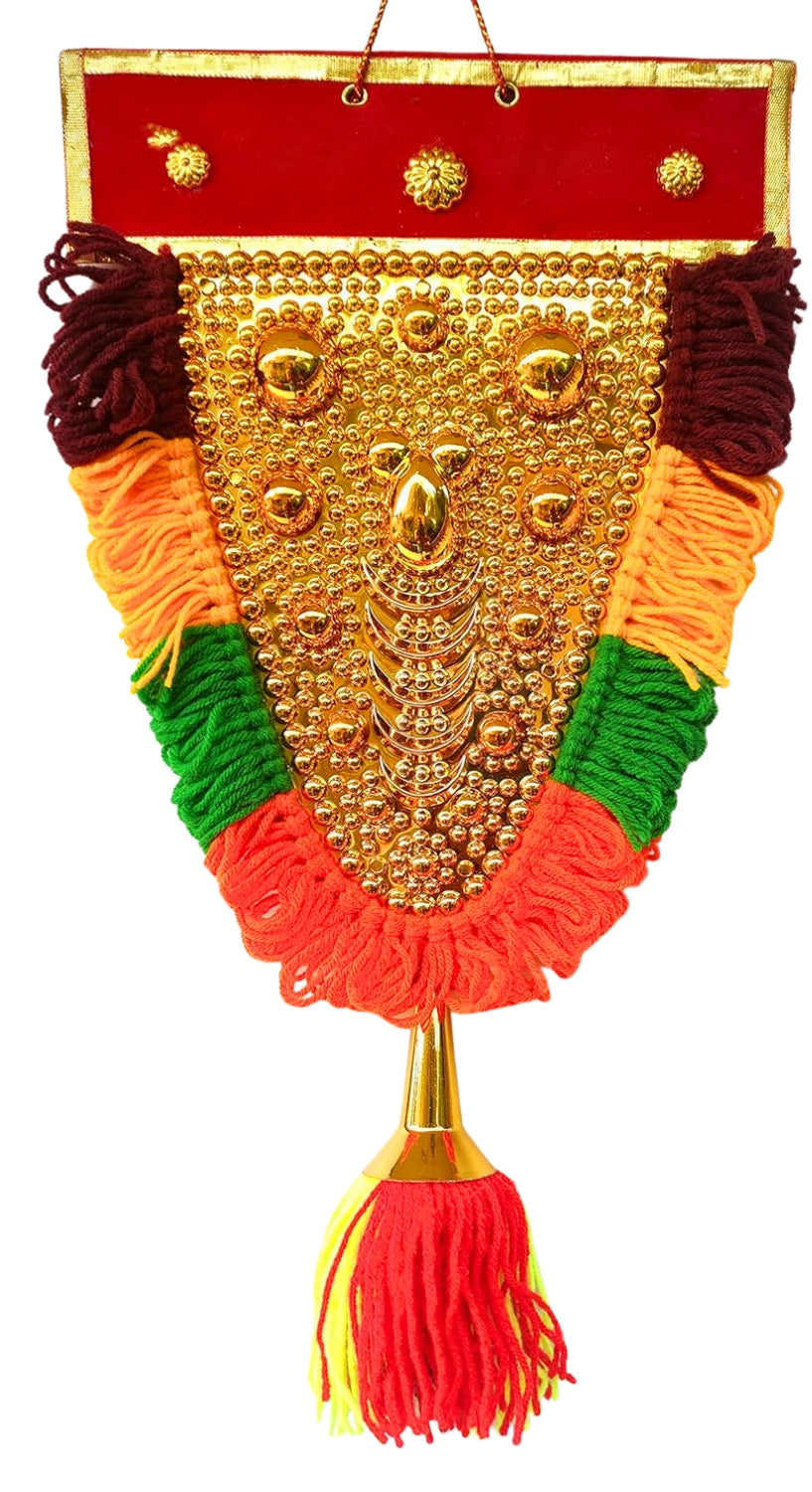 Traditional Nettipattam Wall Hanging – 1.5 Feet | Handmade Elephant Caparison Showpiece for Home Décor