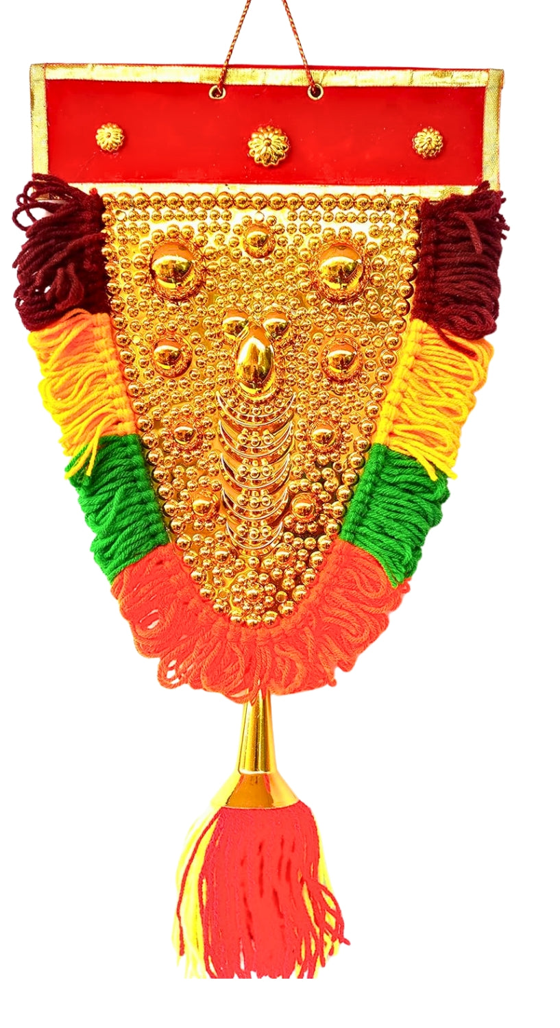 Traditional Nettipattam Wall Hanging – 1.5 Feet | Handmade Elephant Caparison Showpiece for Home Décor