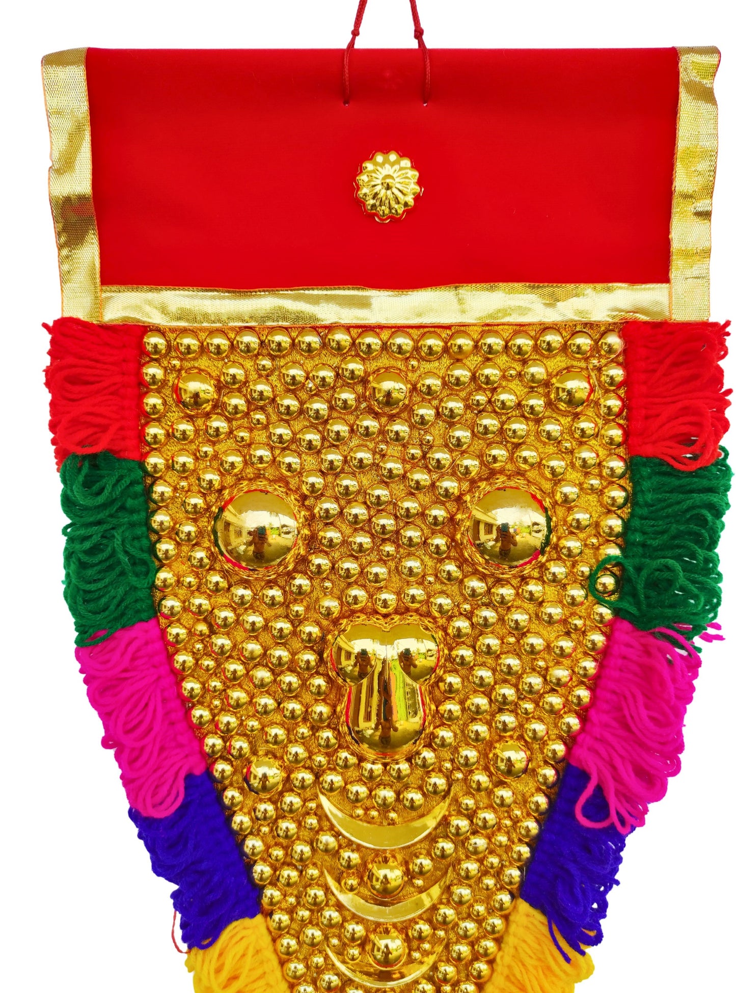 Kerala Nettipattam – 1.5 Feet Elephant Caparison Wall Hanging- with special work