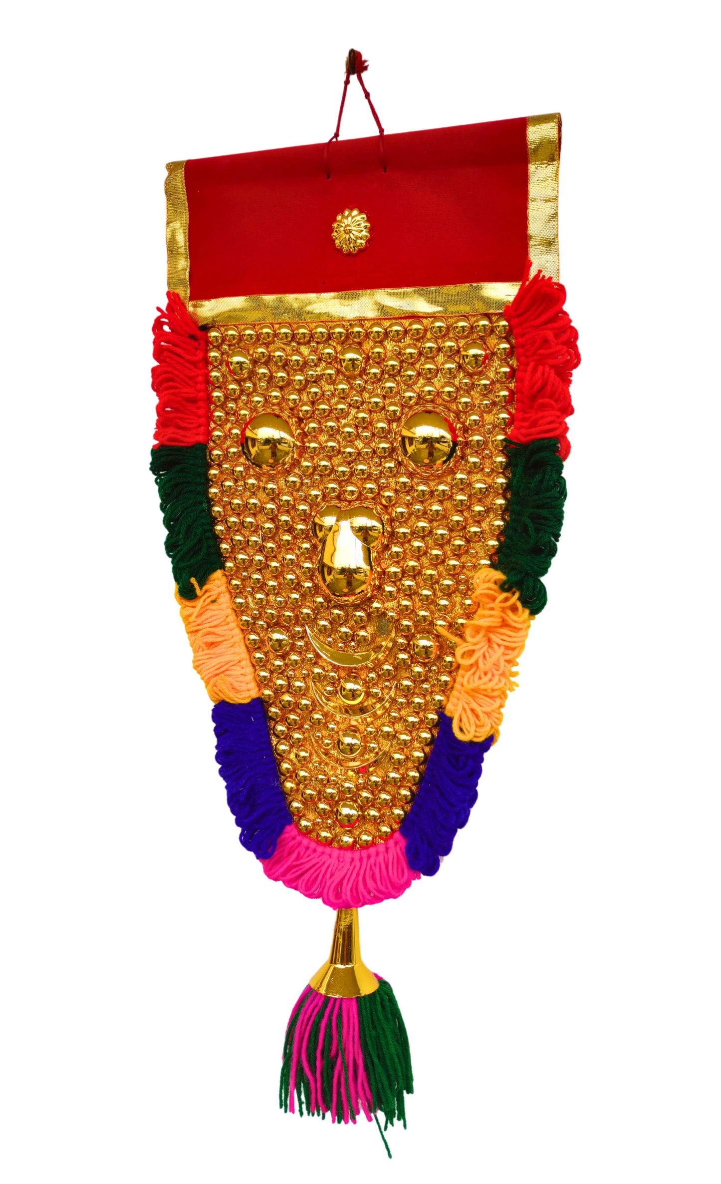 Kerala Nettipattam – 1.5 Feet Elephant Caparison Wall Hanging- with special work