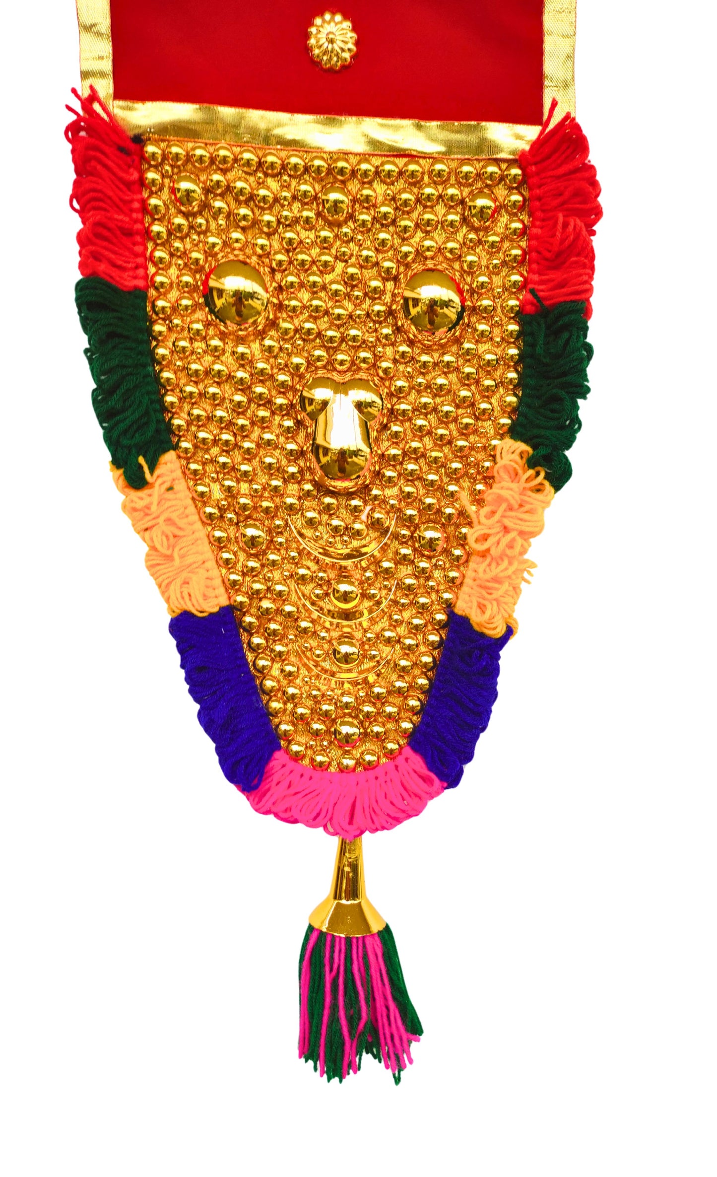 Kerala Nettipattam – 1.5 Feet Elephant Caparison Wall Hanging- with special work