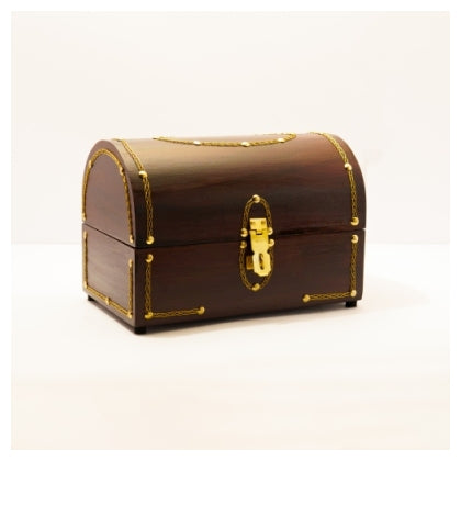Handcrafted Kerala Rosewood Arab Jewel Box – Small Hexagonal Nettur Petti Inspired Design