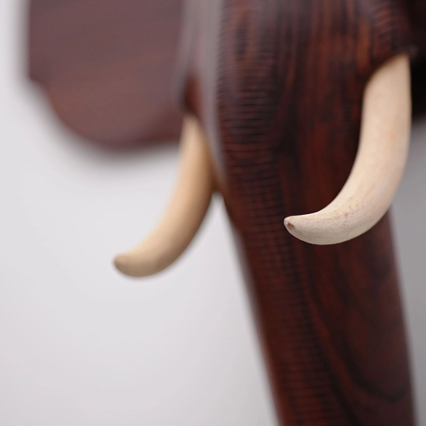 26-Inch Handcrafted Wooden Elephant Head Wall Hanging – Kerala Traditional Wall Decor for Gifting & Interiors