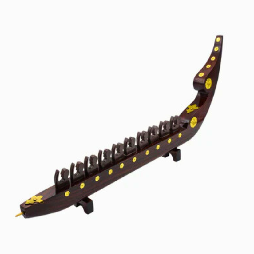 Chundan Vallam Miniature with 10 Rowers