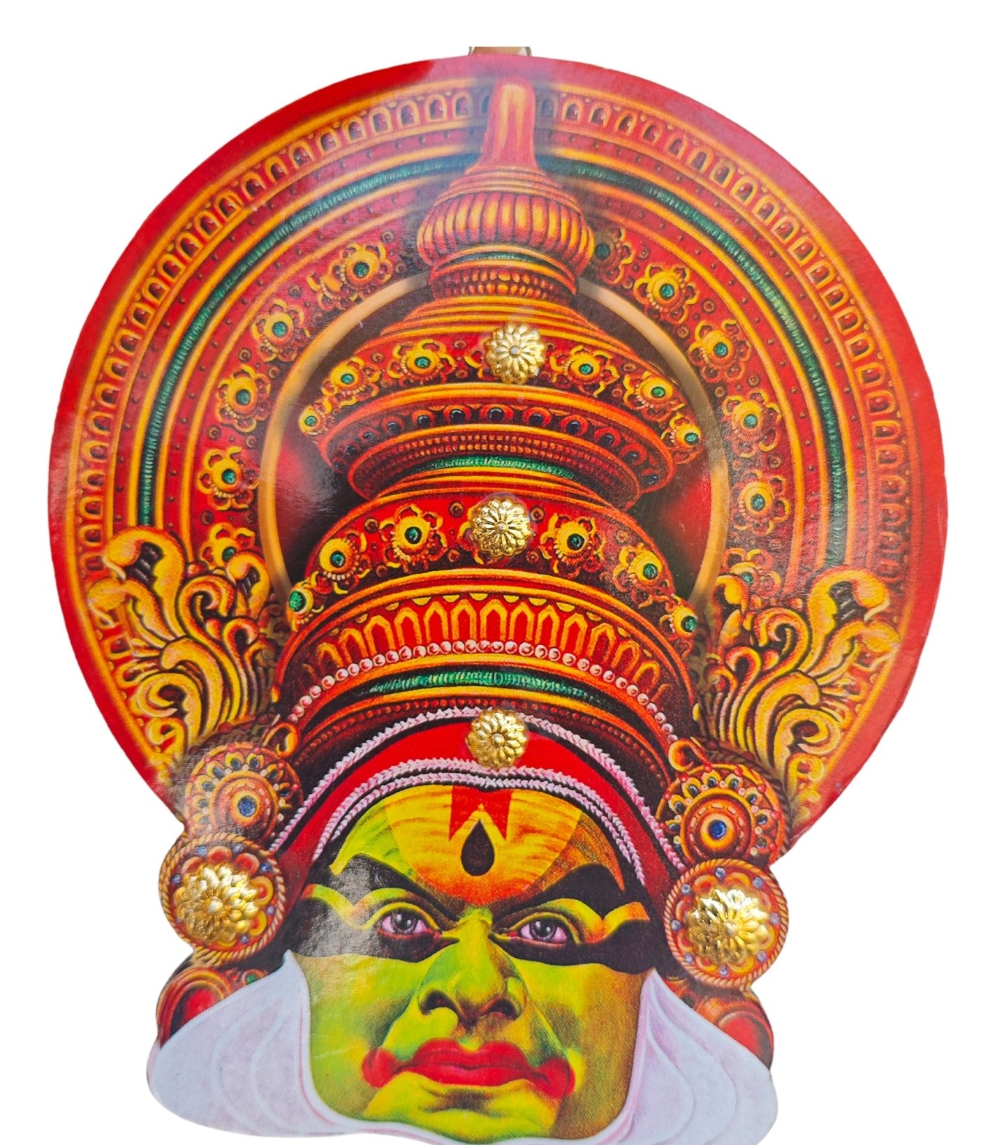 Kerala Kathakali Home Décor Wall Hanging (6.2 Inches) – Ideal for Home Décor and Gifting