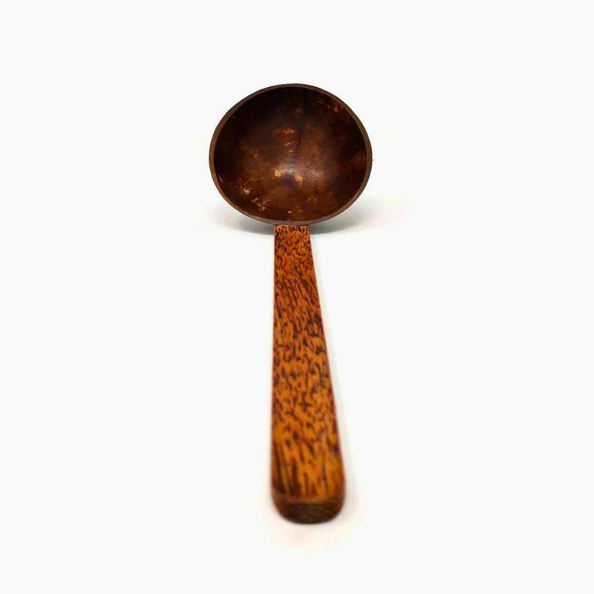 Polished Coconut Shell Ladle Set (Big &amp; Small) – 100% Natural