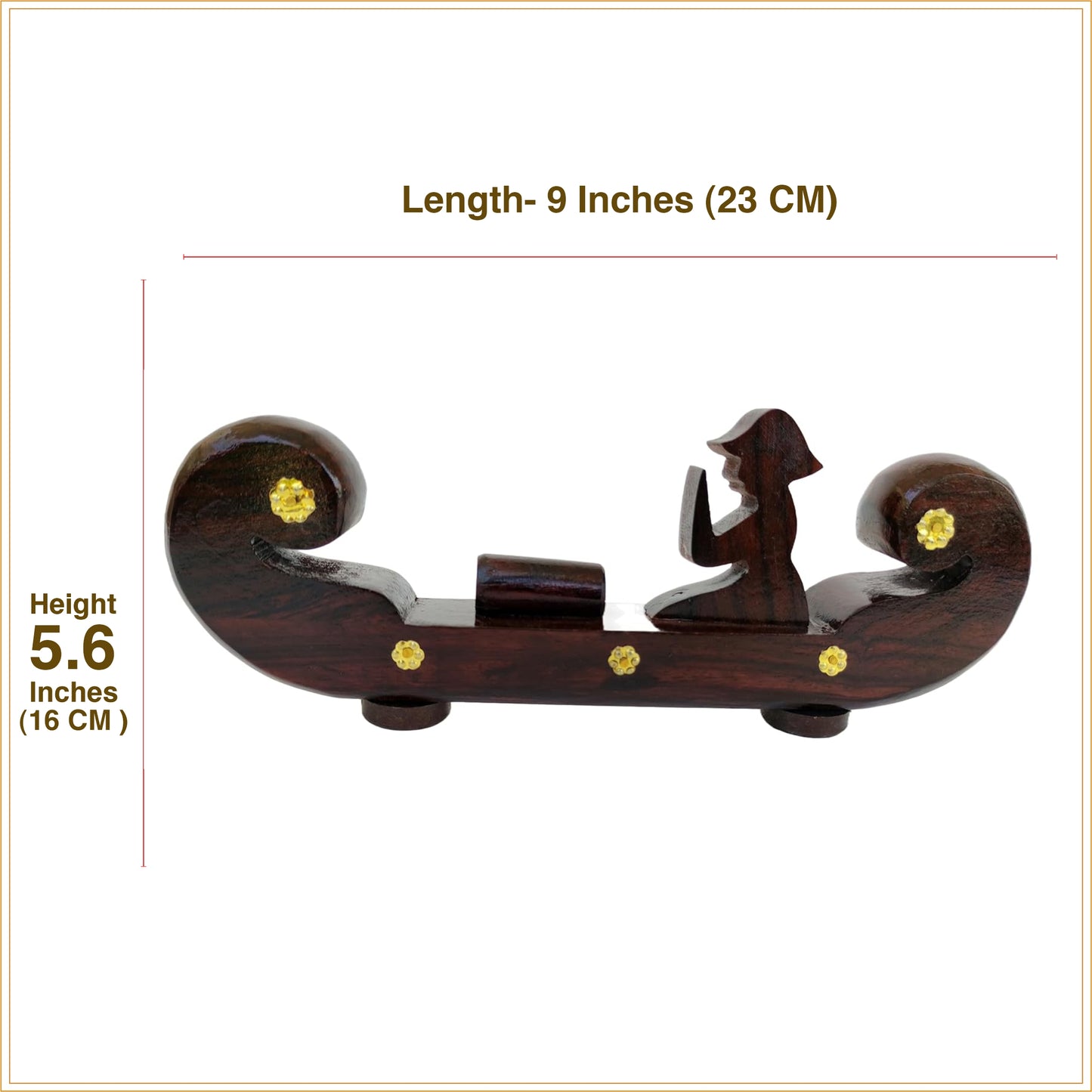 Miniature Kerala Wooden Cargo Ship (Odi Vallom) – Handcrafted Home Decor & Souvenir Gift