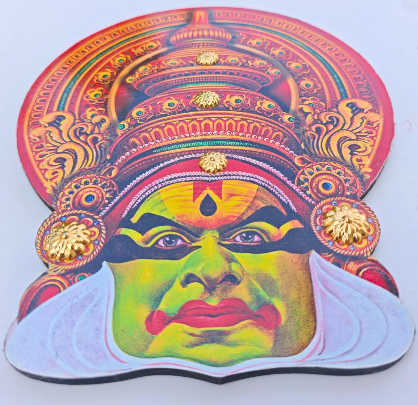 Kerala Kathakali Home Décor Wall Hanging (6.2 Inches) – Ideal for Home Décor and Gifting