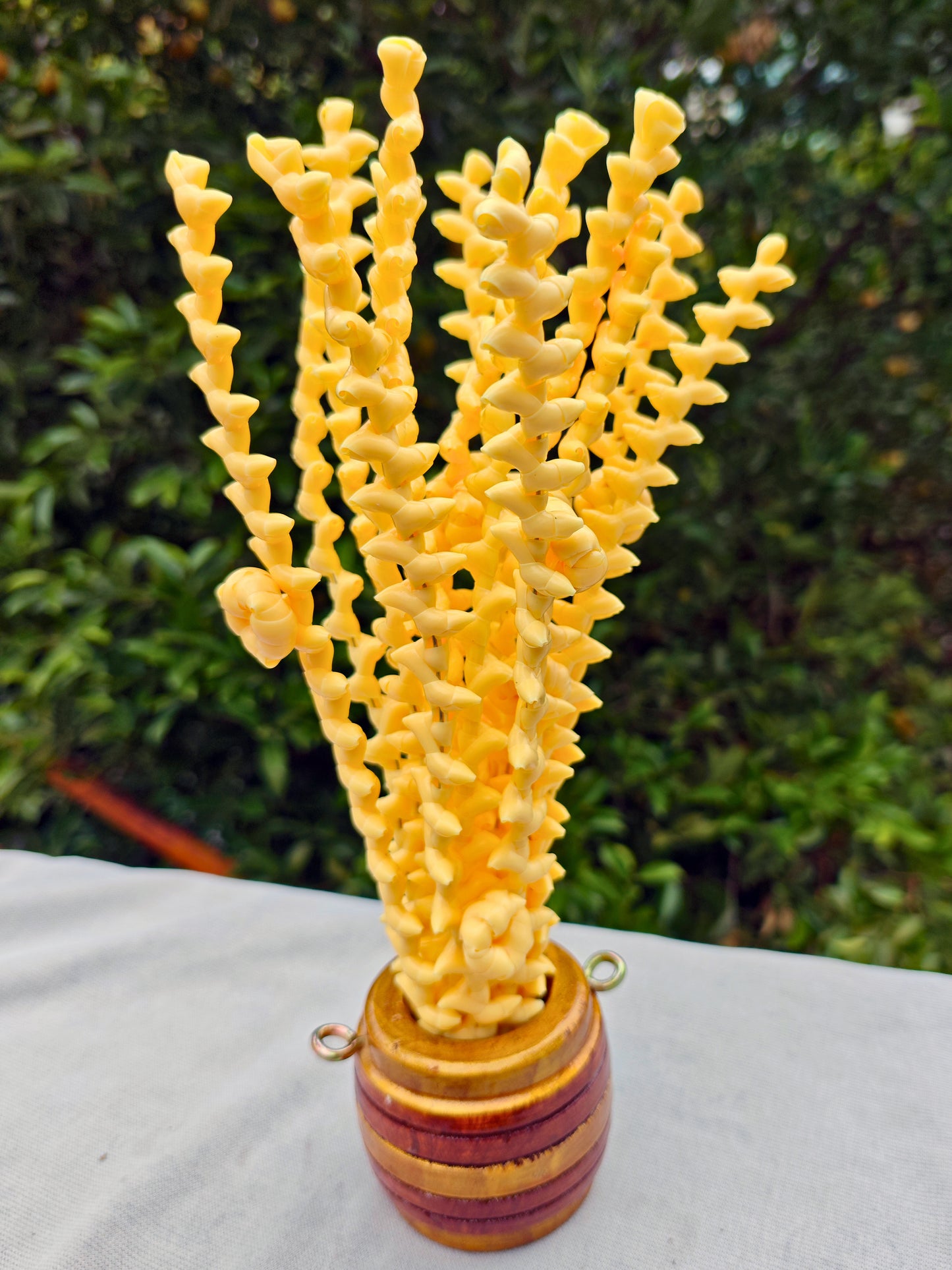 Special Artificial Pookula with Wooden Para – 12 Inch Kerala Traditional Home Décor