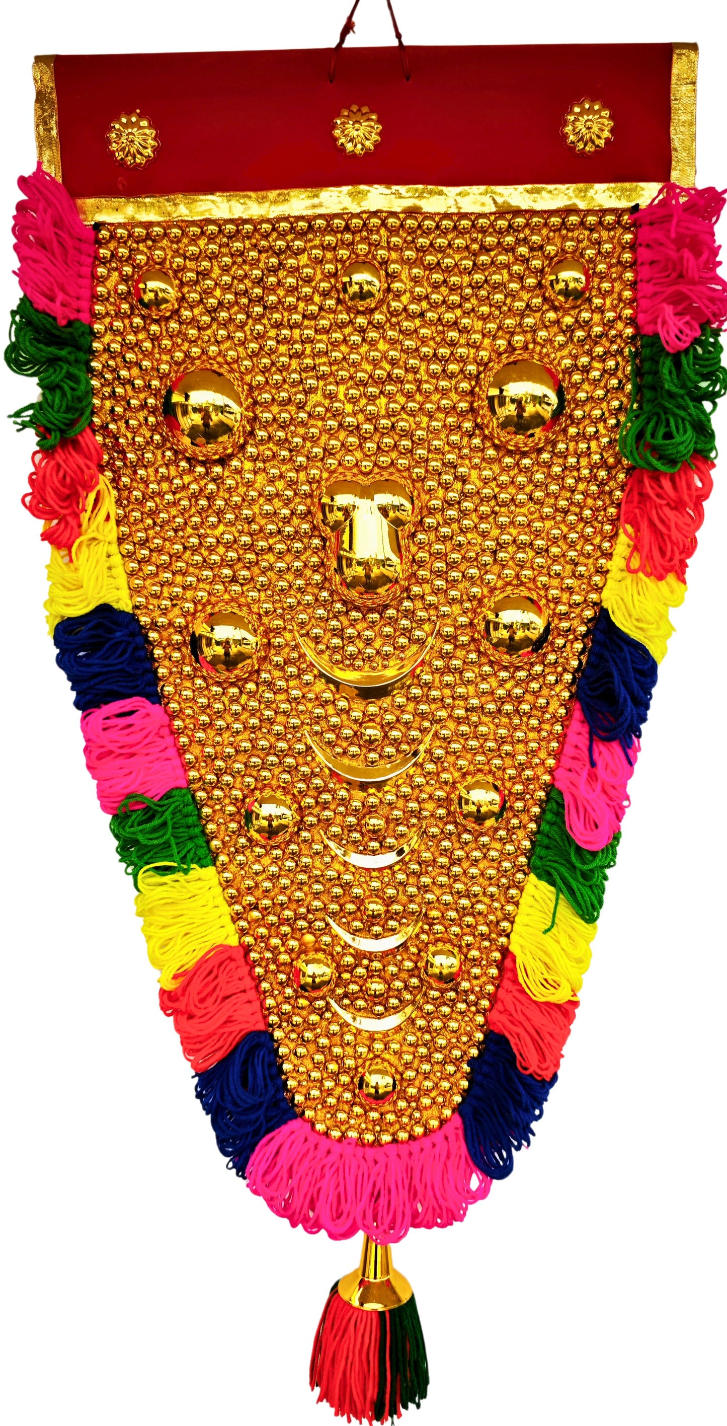 2.5 Feet Nettipattam Wall Hanging – Traditional Kerala Elephant Caparison | Foldable Handcrafted Home Decor