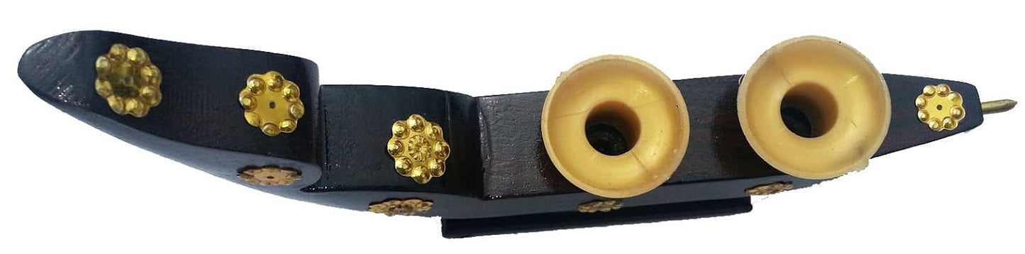 Wooden Snake Boat Candle Holder – Traditional Kerala Décor with a Modern Touch
