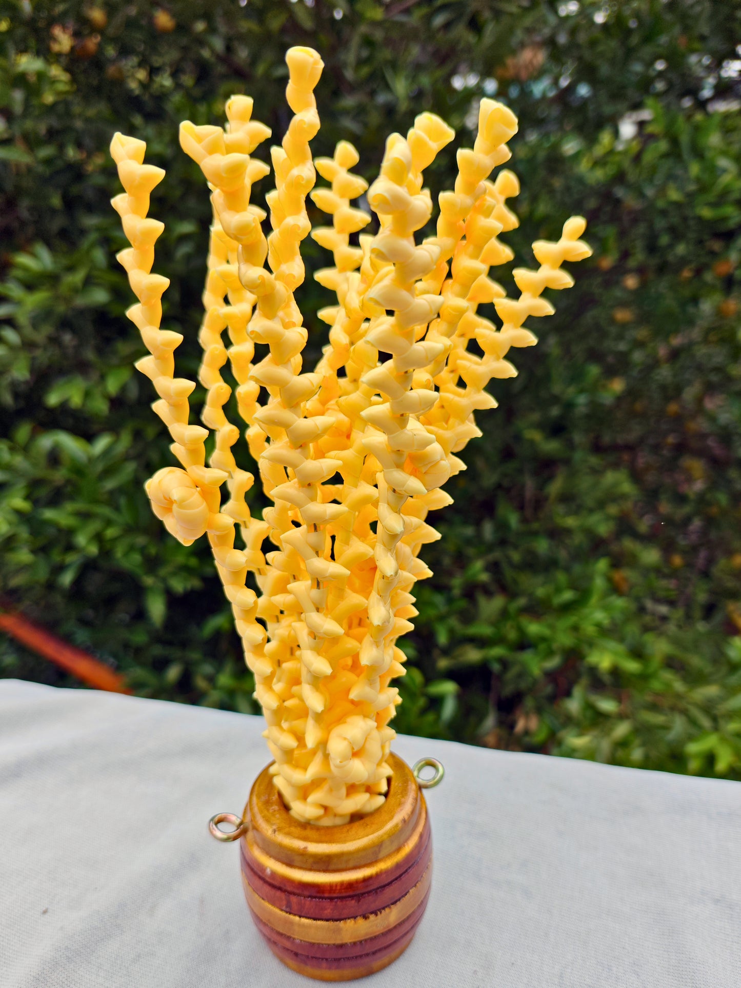 Special Artificial Pookula with Wooden Para – 12 Inch Kerala Traditional Home Décor